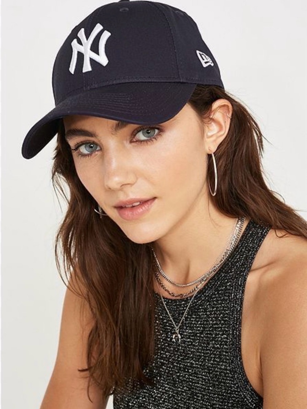 New Era New York Yankees Black Adjustable Cap
